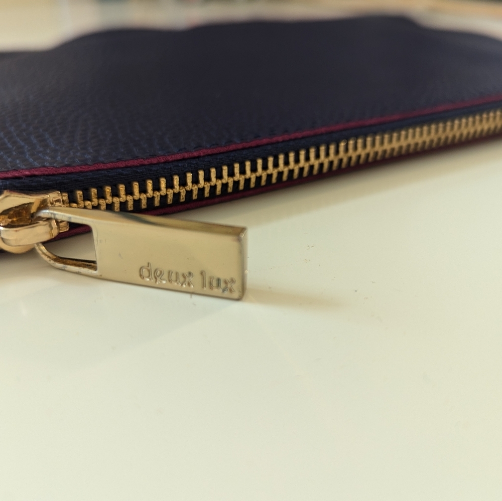 Pebbled Faux Leather Clutch - Picture 7 of 10
